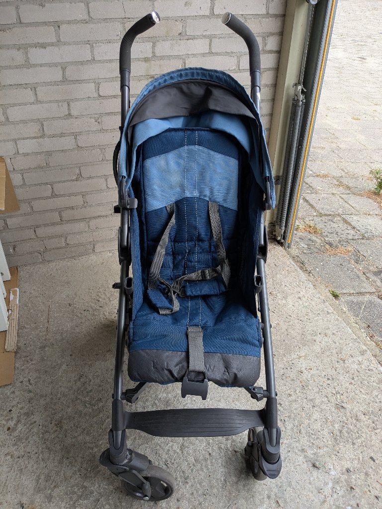 Chicco Liteway 2 blauw, Kinderen en Baby's, Buggy's, Ophalen, Gebruikt, Verstelbare rugleuning