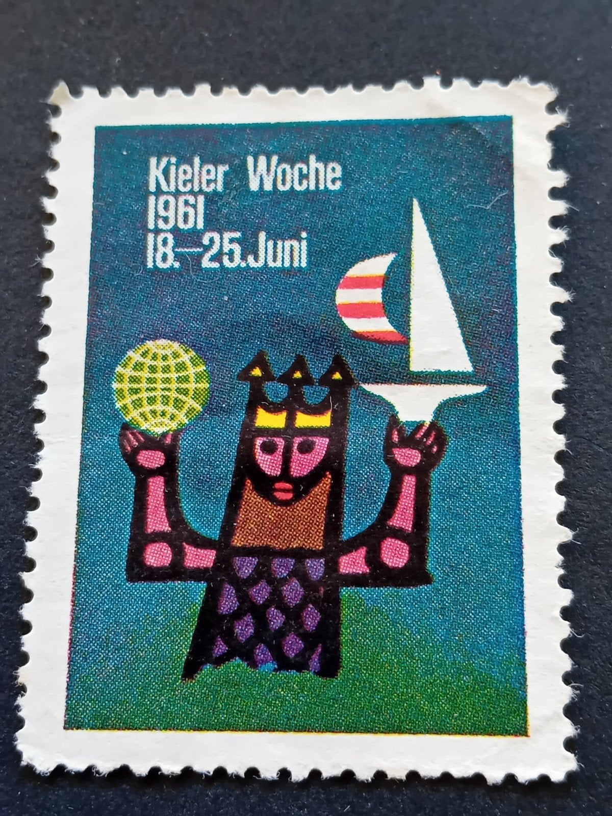 Duitse sluitzegel Kieler Woche 1961