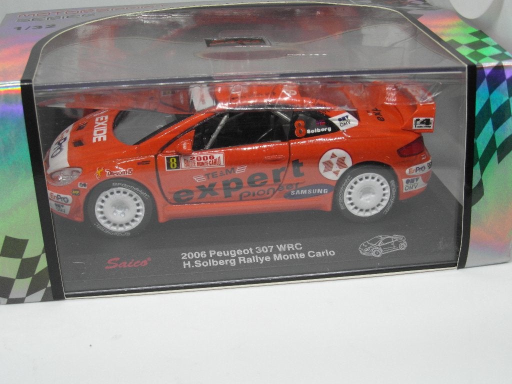 Peugeot 307 WRC   Monte Carlo 2006   H.Solberg   1:32, Ophalen of Verzenden, Zo goed als nieuw, Auto, Overige merken