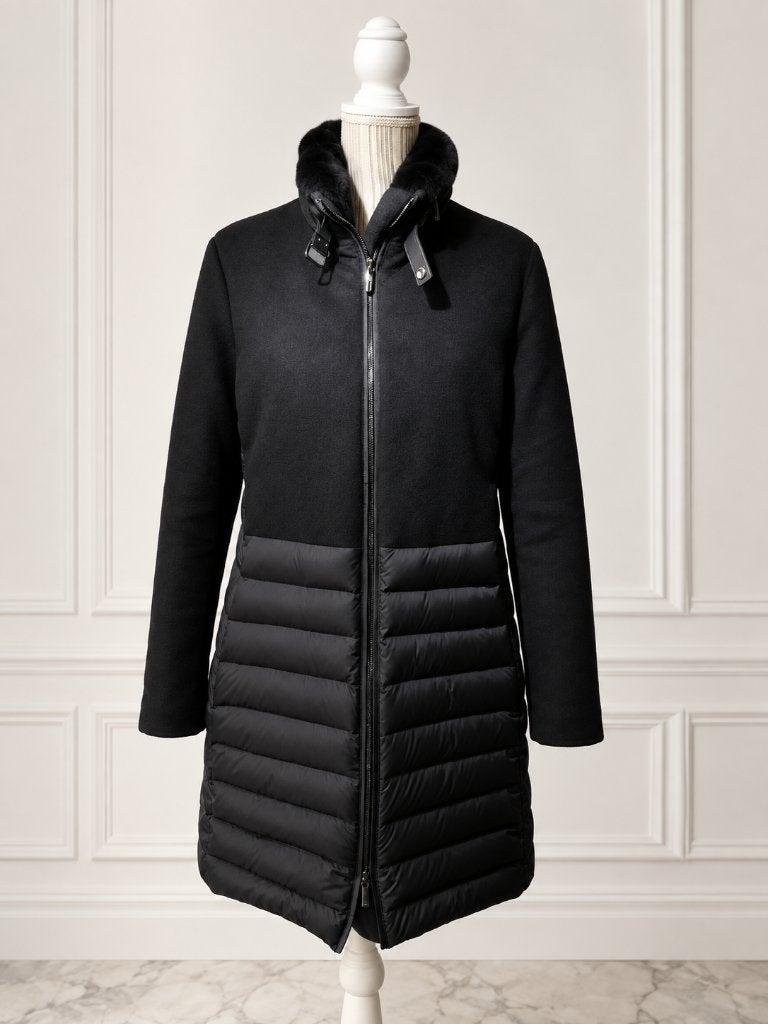 OPRUIMING! MooRER Verona luxe dames jas / Maat 46 / M-L, Ophalen of Verzenden, Zo goed als nieuw, Maat 46/48 (XL) of groter