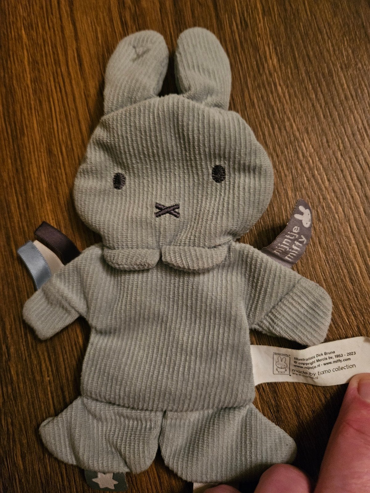Nijntje knuffel knisperdoekje, Overige merken, Grijs, Konijn, Nijntje
