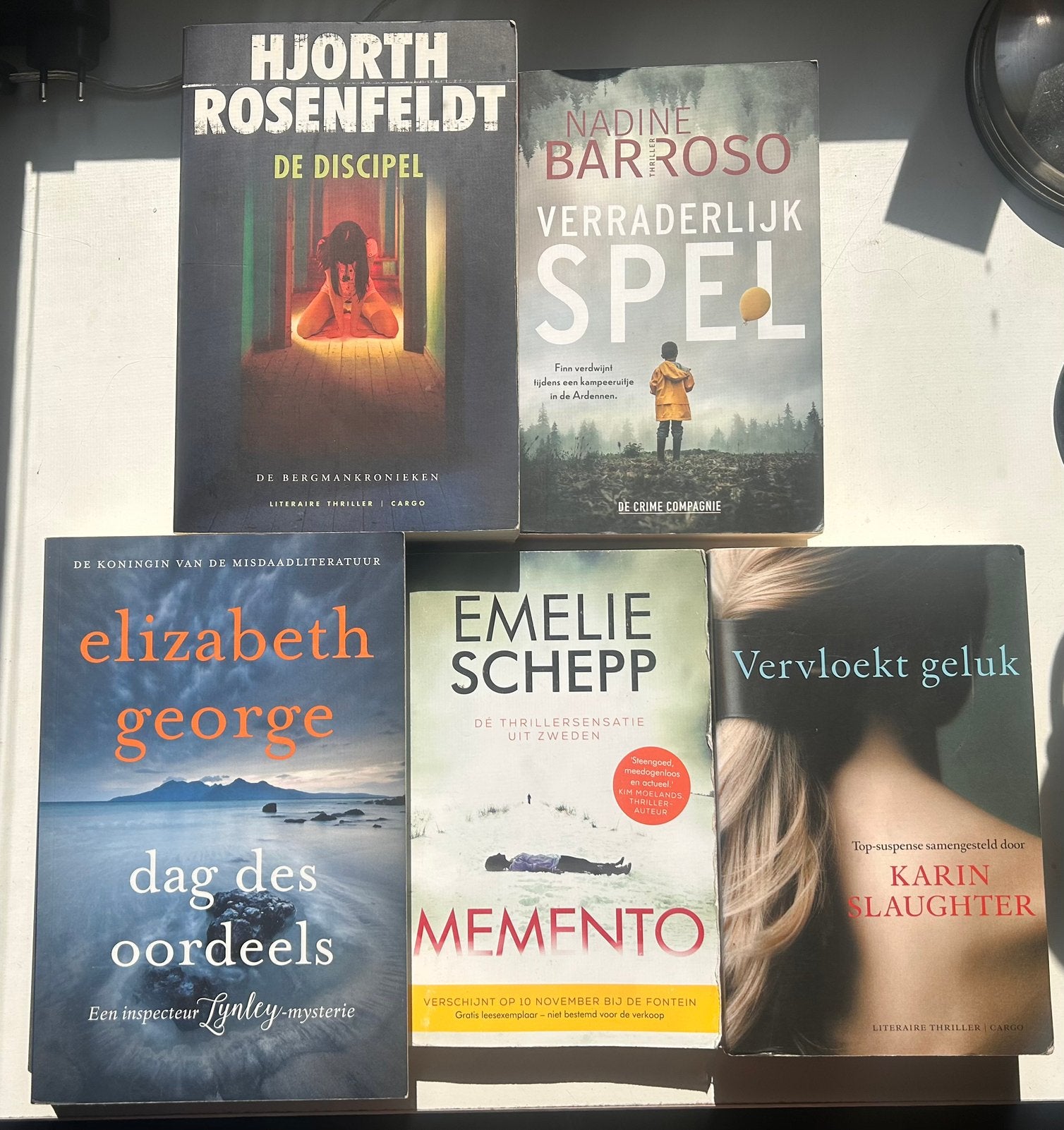 Diverse thrillers, Ophalen of Verzenden, Gelezen