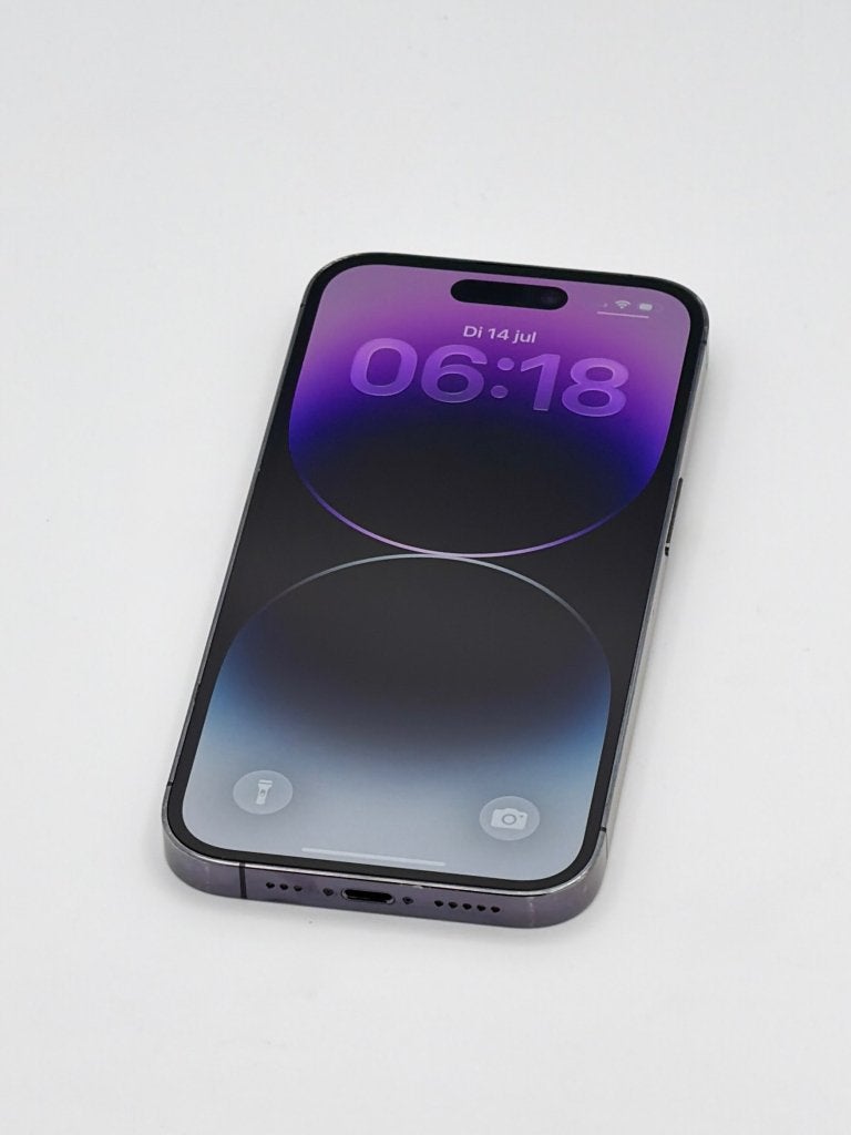 Zeer Mooie iPhone 14 Pro Paars 128GB, 100% batterijconditie!, Apple, ., Paars, Ophalen of Verzenden
