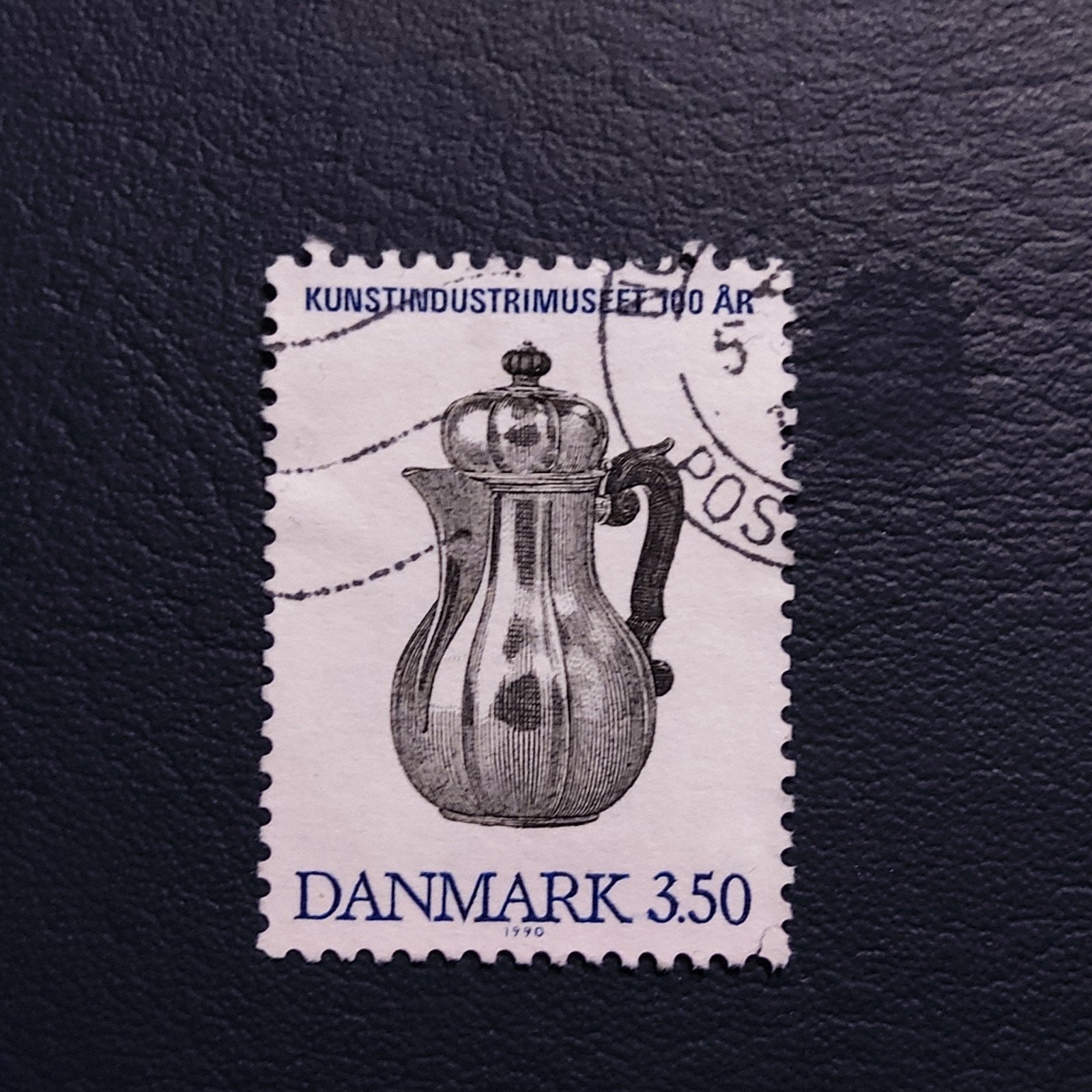 Deense postzegel Kunstindustrimuseet 3.50 DKK, Ophalen of Verzenden
