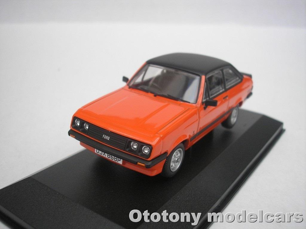 Ford Escort MK2 RS2000 1976 Rood 1/43 Vanguards, Ophalen of Verzenden, Nieuw, Auto, Vanguards
