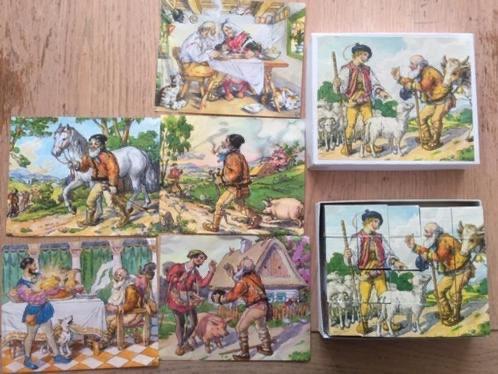 houten blokken puzzel, Antiek en Kunst, Ophalen of Verzenden