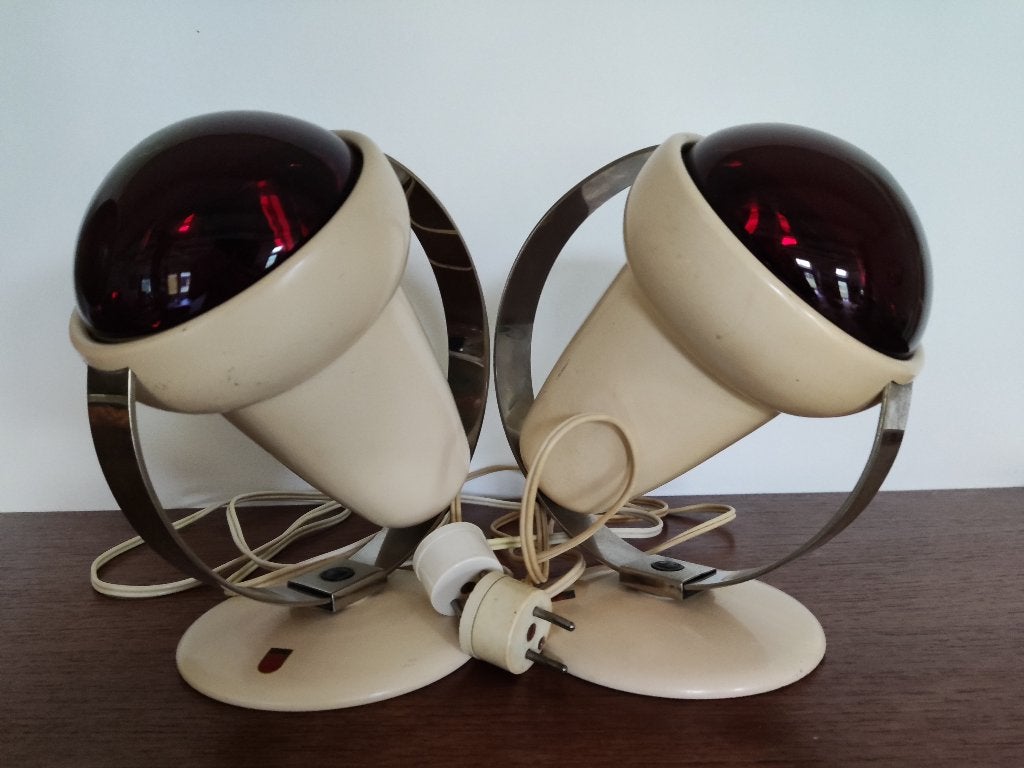 2x Philips Infraphil 7526 warmtelamp, met aluminium beugel, Ophalen of Verzenden, Huis en Inrichting