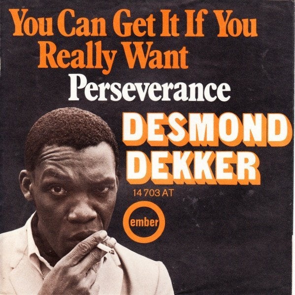 Single vinyl DESMOND DEKKER–You Can Get It If You ReallyWant, Cd's en Dvd's, Vinyl Singles, Gebruikt, Verzenden, 7 inch, Pop