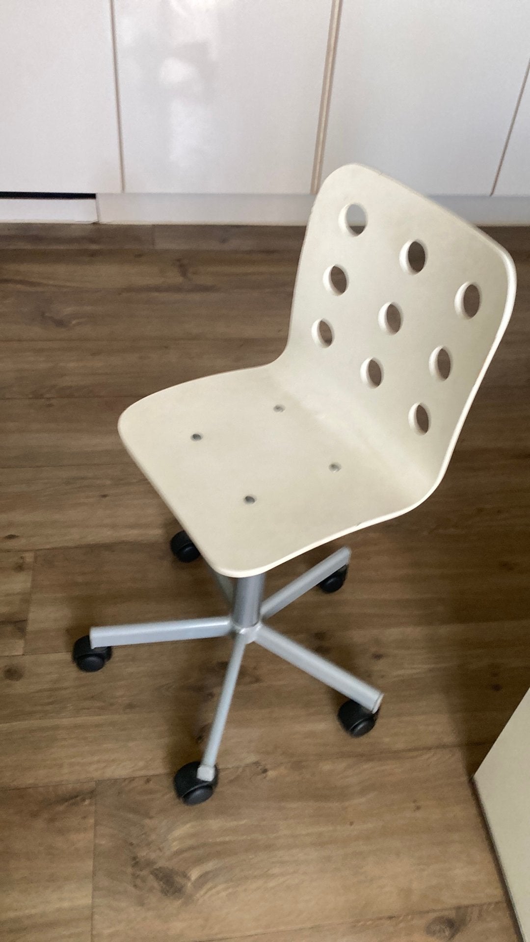 Bureaustoel ikea (tiener), Ophalen, Gebruikt, Wit