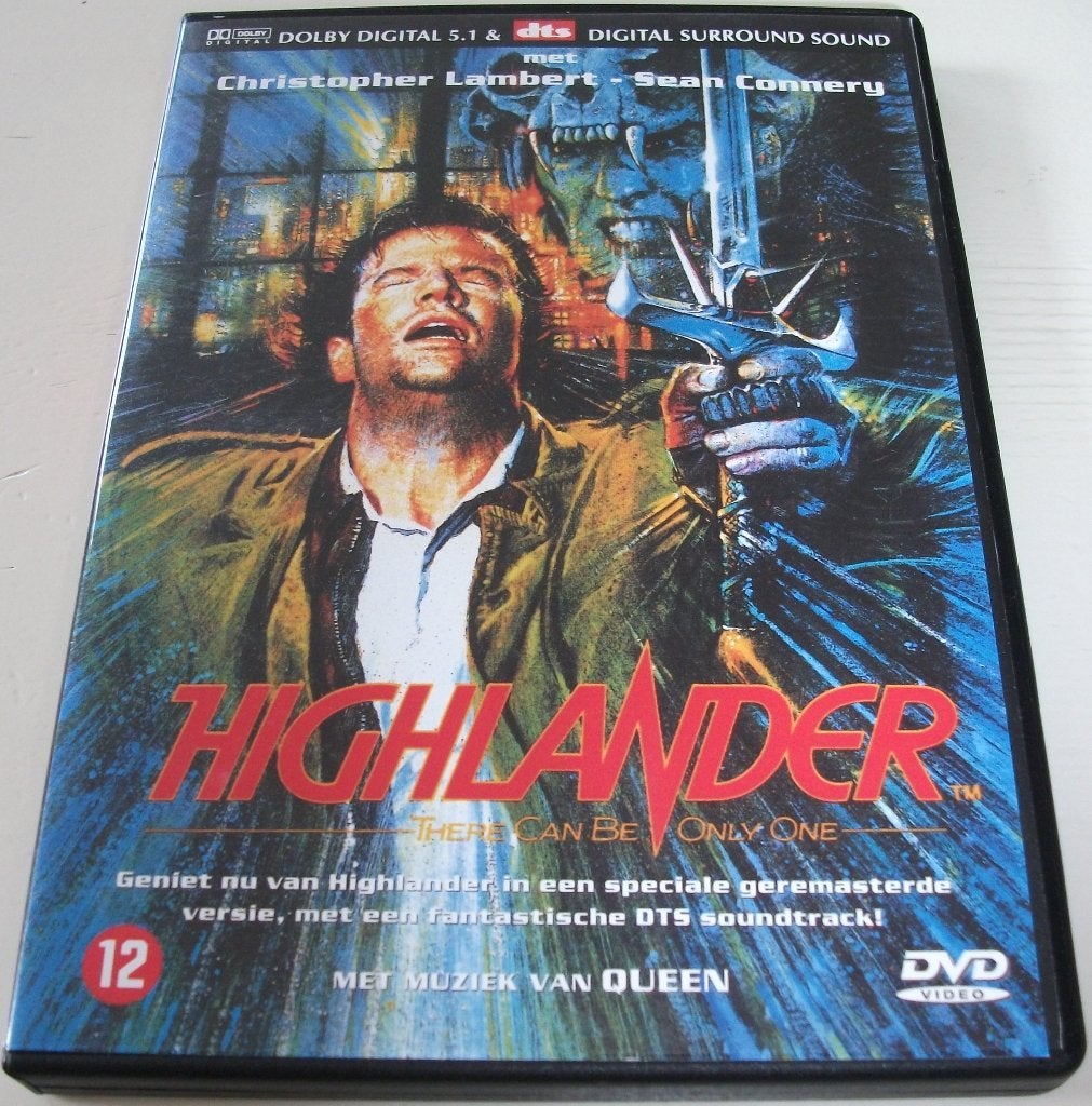 Dvd *** HIGHLANDER *** Speciale Geremasterede Versie, Vanaf 12 jaar, Ophalen of Verzenden, Zo goed als nieuw, Science Fiction
