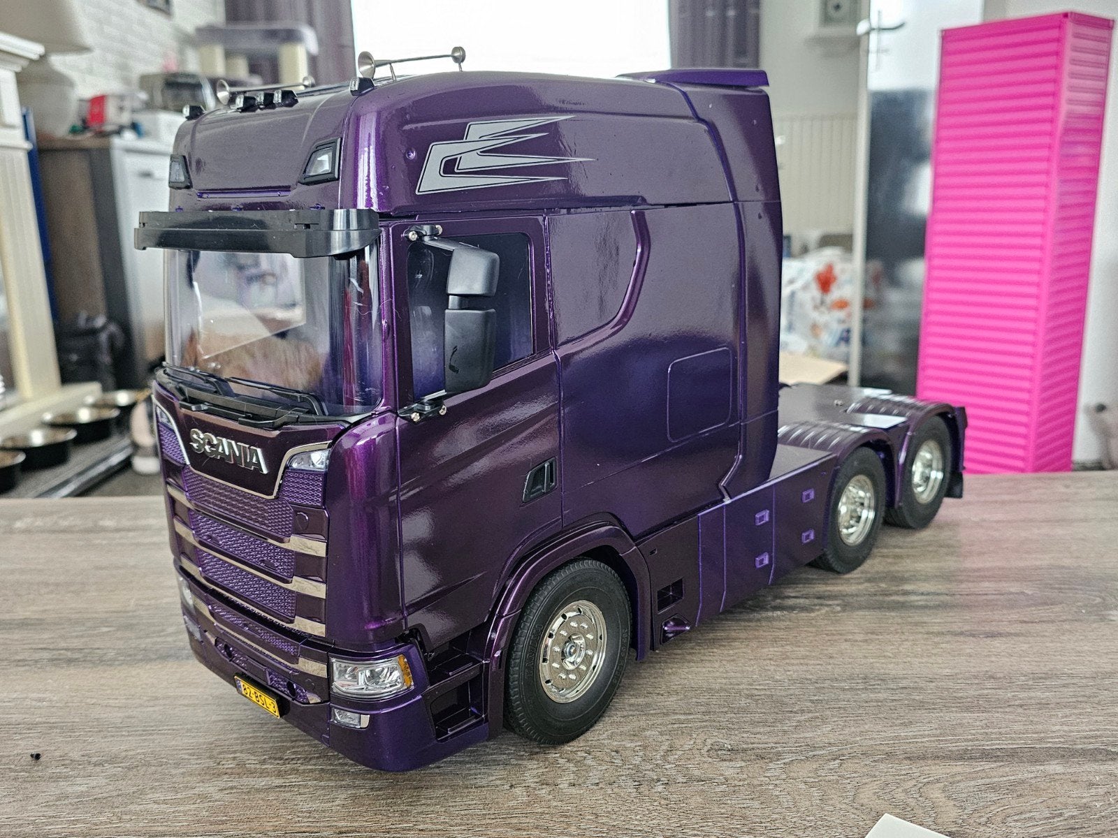 scania next gen longline, Elektro, Schaal 1:14, Ophalen of Verzenden, Zo goed als nieuw
