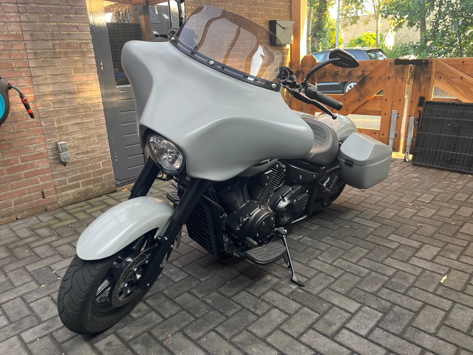 Yamaha Midnightstar 1300 XVS Streetglide Chopper Cruiser, Ophalen, Zo goed als nieuw