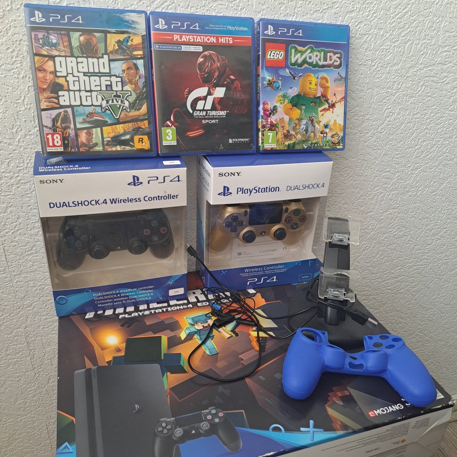 playstation 4, Spelcomputers en Games, Spelcomputers | Sony PlayStation 4, Ophalen, Met 2 controllers, Zo goed als nieuw, Slim