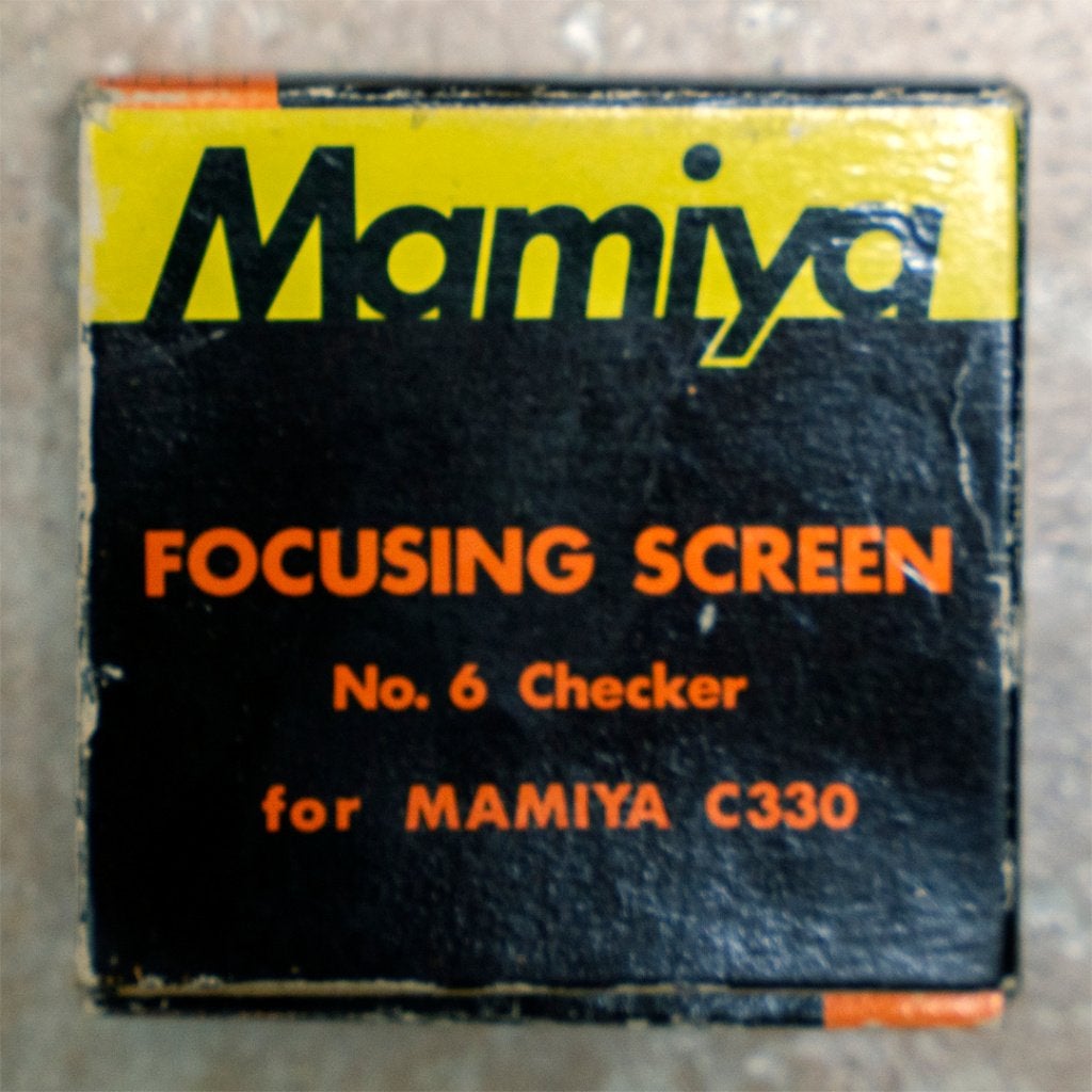 Mamiya  C330 Focusing screen No 6 Checker, Audio, Tv en Foto, Fotocamera's Analoog, Ophalen of Verzenden, Gebruikt, Spiegelreflex