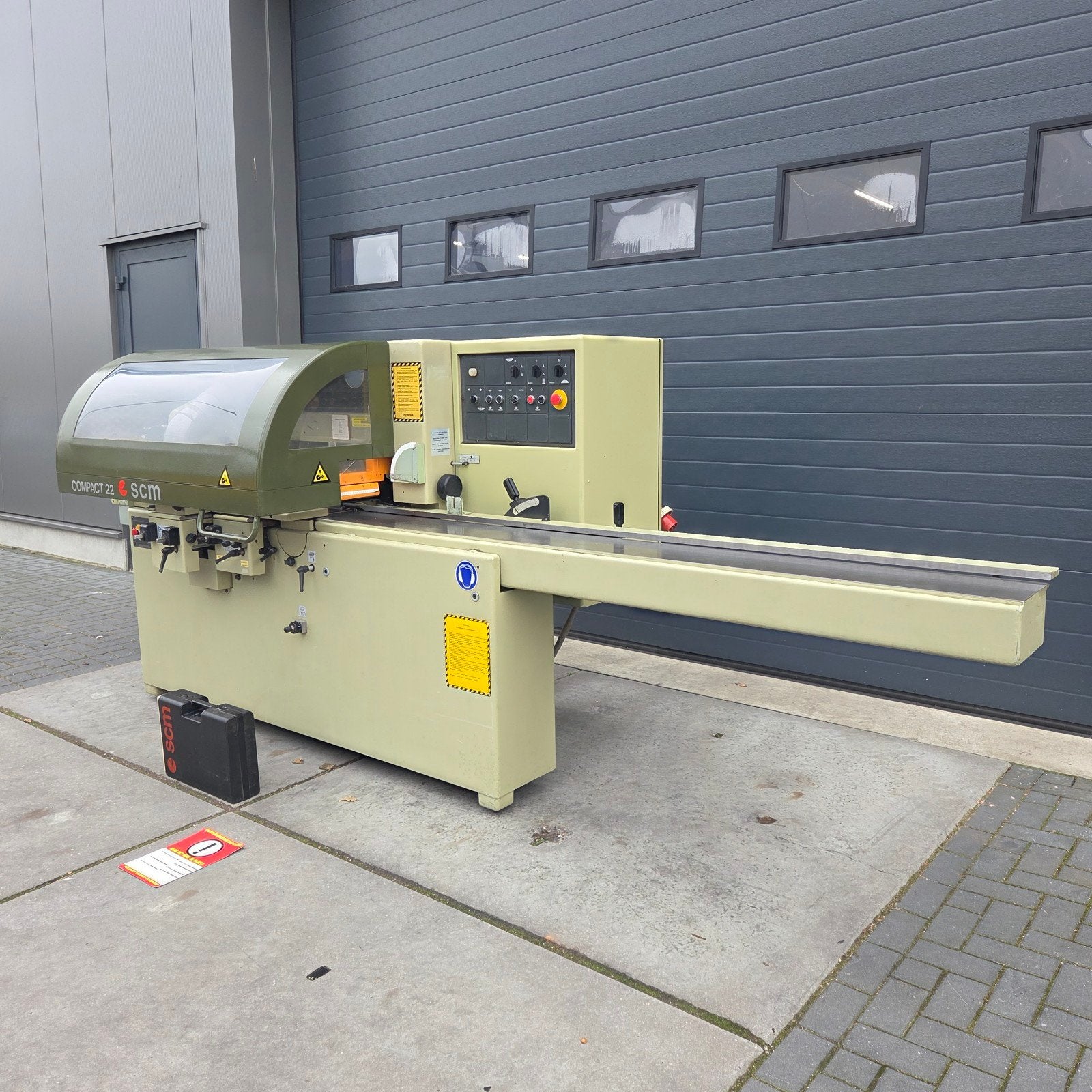 SCM Vierzijdige schaafbank 22cm *** Topstaat *** COMPLEET, Doe-het-zelf en Verbouw, Schaafmachines, Ophalen of Verzenden, Zo goed als nieuw