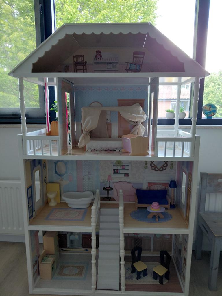 Kidkraft barbiehuis / poppenhuis, Kinderen en Baby's, Speelgoed | Poppenhuizen, Ophalen, Gebruikt, Poppenhuis