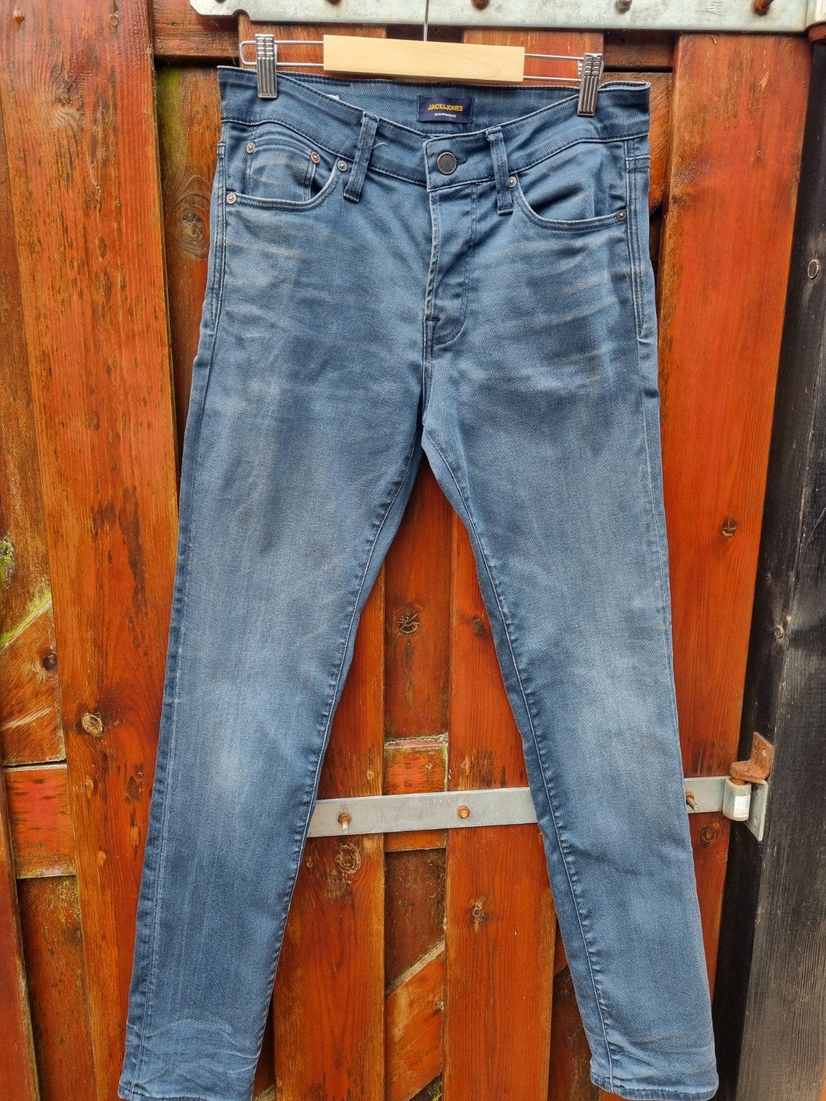 Jack&Jones jeans slimstraight maat 31/34, Ophalen of Verzenden, Zo goed als nieuw, Blauw, W32 (confectie 46) of kleiner