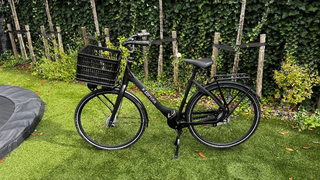 Cortina Common ND7 | ZGAN | 7 versnellingen | Jet Black Matt, Fietsen en Brommers, Versnellingen, 56 cm of meer, Zo goed als nieuw