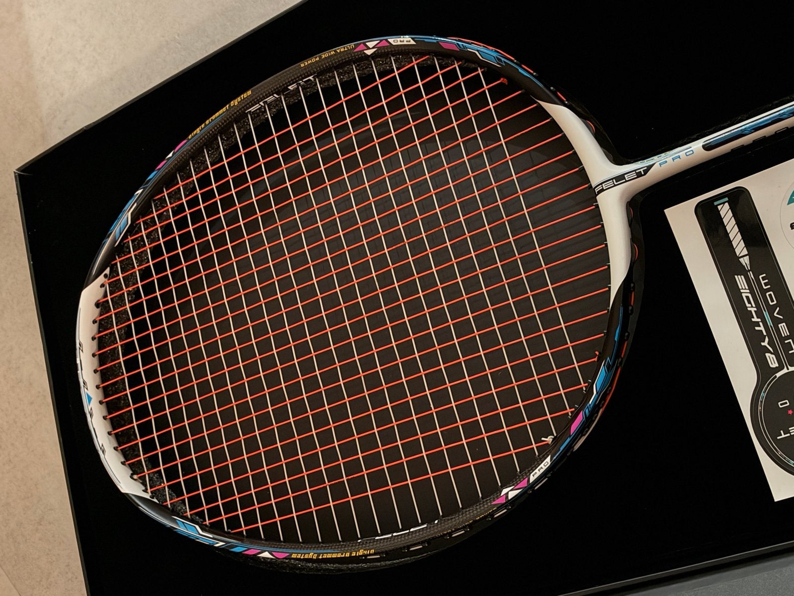 Felet Woven Eighty Pro Badminton Racket - gebruikt, Ophalen of Verzenden, Zo goed als nieuw, Racket(s)