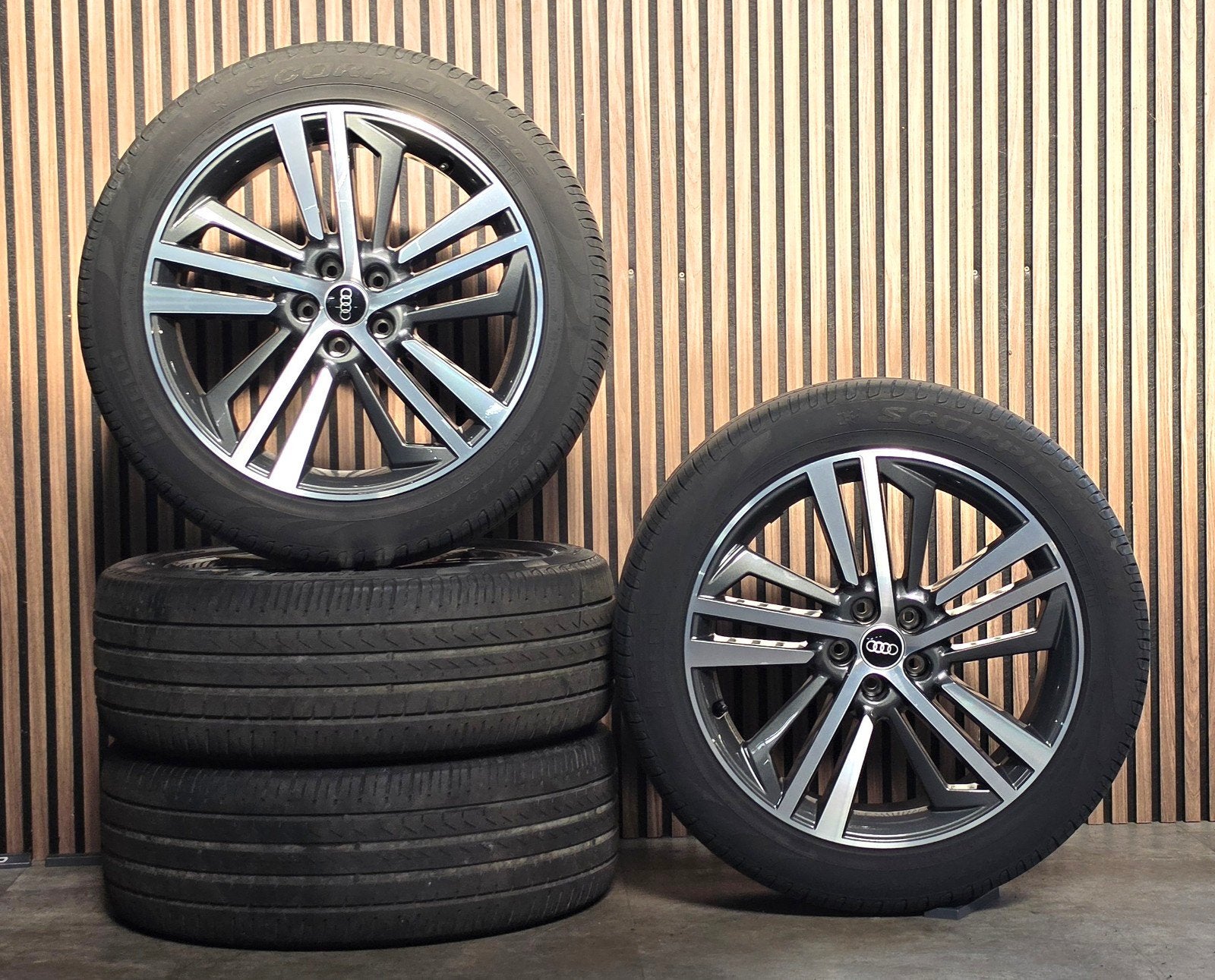 Nette 20" Orig AUDI Q5 SQ5 Velgen+Banden 5x112, Audi, Gebruikt, 255 mm, Banden en Velgen