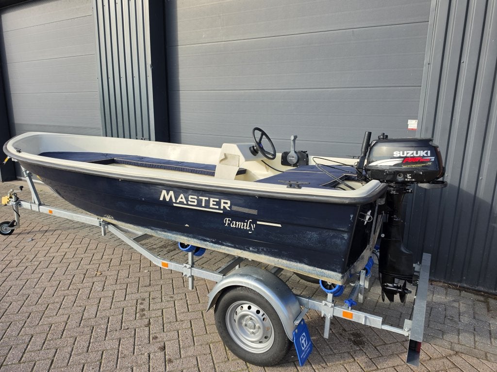 Master Family 430 + Suzuki 6PK 4Takt, Overige merken, 4 m, Overige brandstoffen, 6 pk