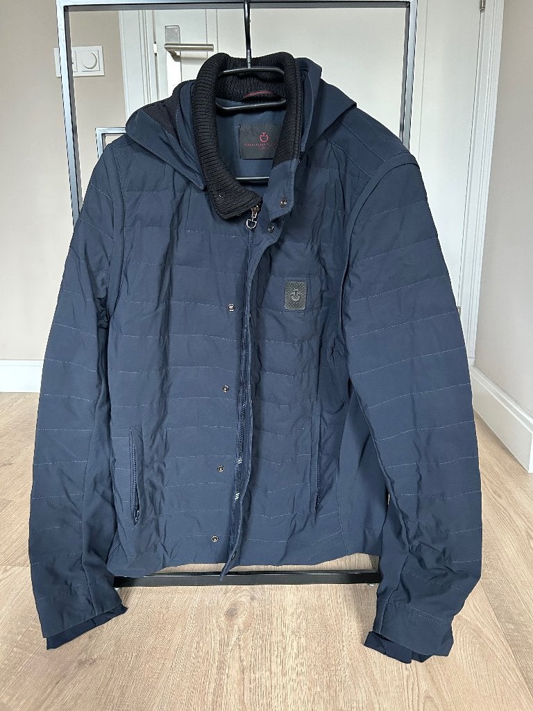 Cavalerie Toscana winterjas / jas / paardrijkleding, Dieren en Toebehoren, Blauw, L, Overige merken, Ophalen of Verzenden