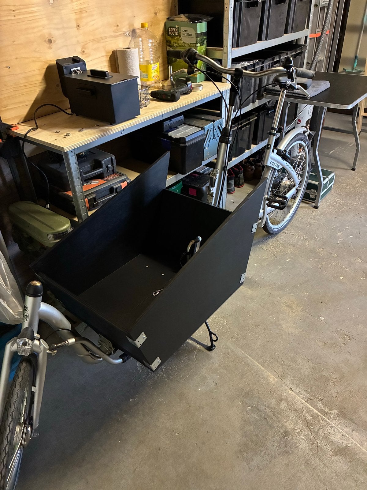 Gazelle bakfiets met grote bak, Ophalen, Gebruikt, Goederen, Gazelle