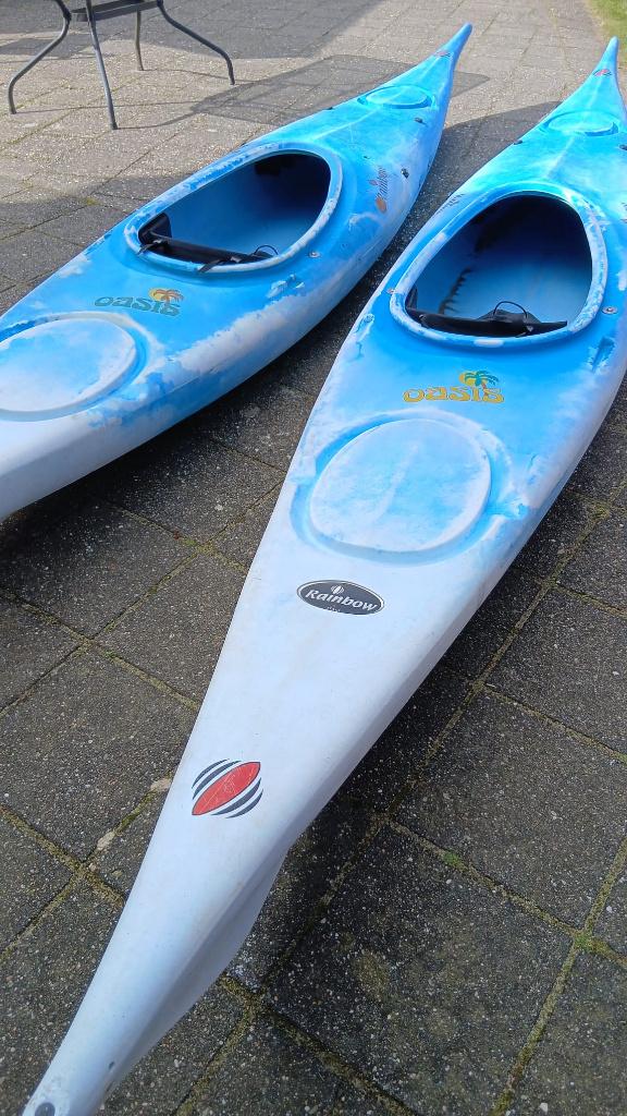 1 x keurige Rainbow Oasis, Watersport en Boten, Kano's, Gebruikt, Kajak, Eén persoon, Ophalen of Verzenden