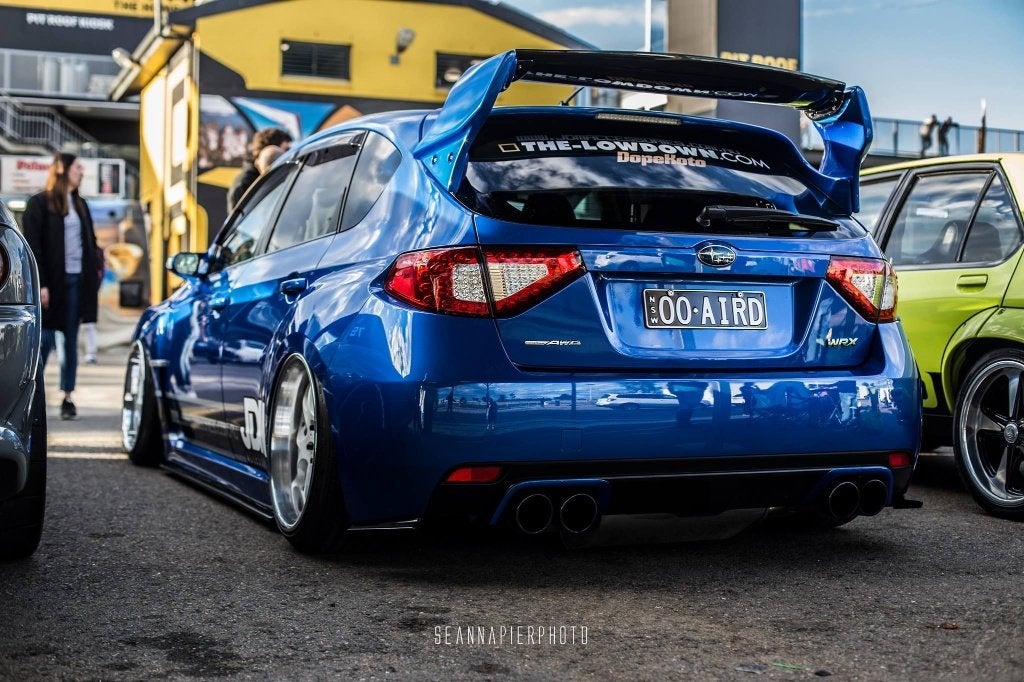 JapPower Varis Style Carbon spoiler - Impreza Hatchback 08+, Ophalen of Verzenden