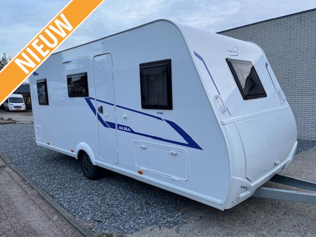 Caravelair Alba Family 496 Stapelbed Gratis airco, Caravans en Kamperen, Caravans, Bedrijf, 4 tot 5 meter, Caravelair, Overige