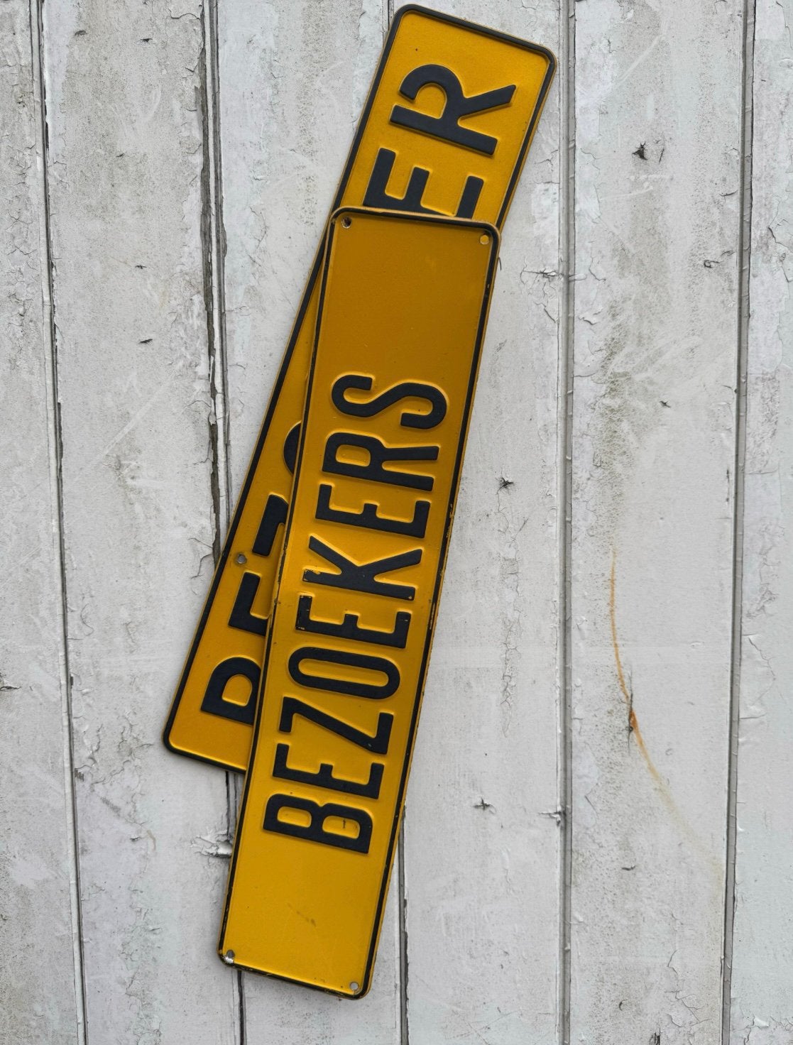 Bordjes bezoeker bezoekers, Ophalen of Verzenden