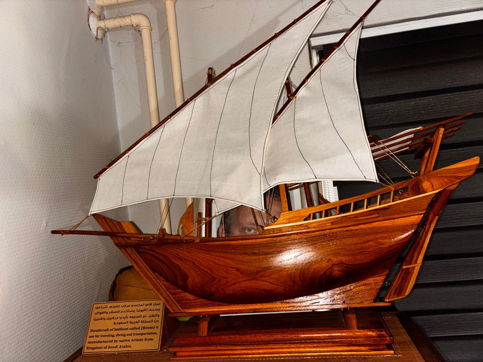 Modelschip in zgs 80 cm ongeveer breedte, Hobby en Vrije tijd, Modelbouw | Boten en Schepen, Ophalen of Verzenden, Zo goed als nieuw