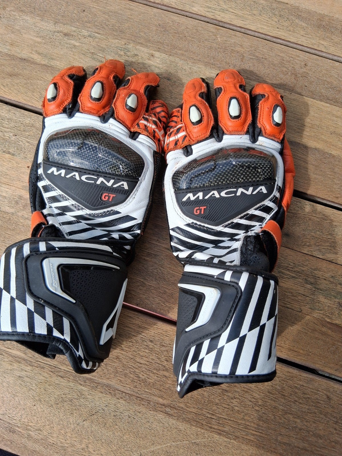 Motor handschoenen Macna GT, Ophalen of Verzenden, Tweedehands, Handschoenen