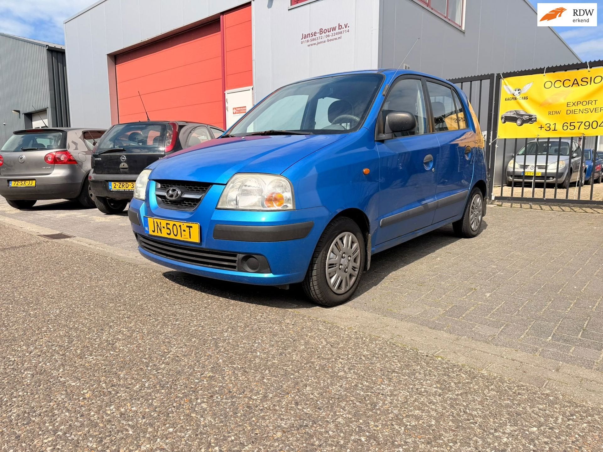 Hyundai Atos 1.1i Dynamic Cool Incl. Nieuw APK, Voorwielaandrijving, 31 €/maand, 4 cilinders, Bedrijf