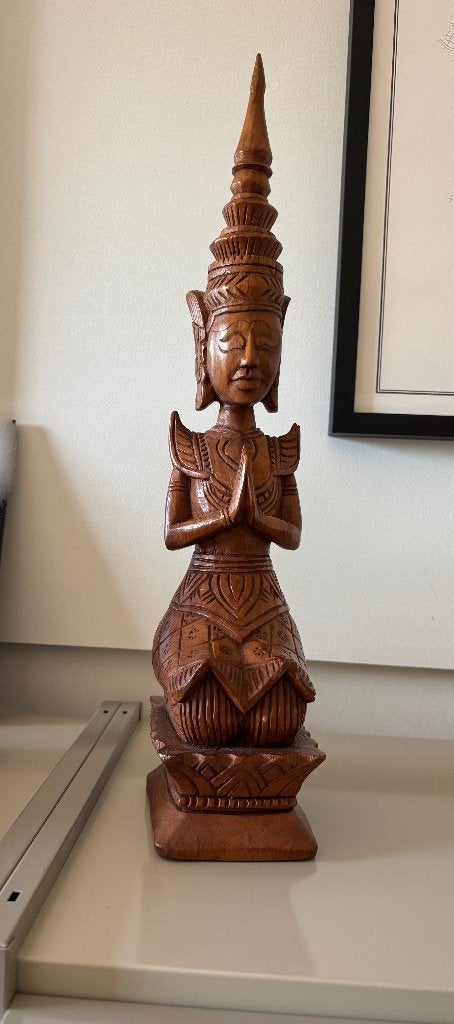 Thais houten beeld, Ophalen of Verzenden