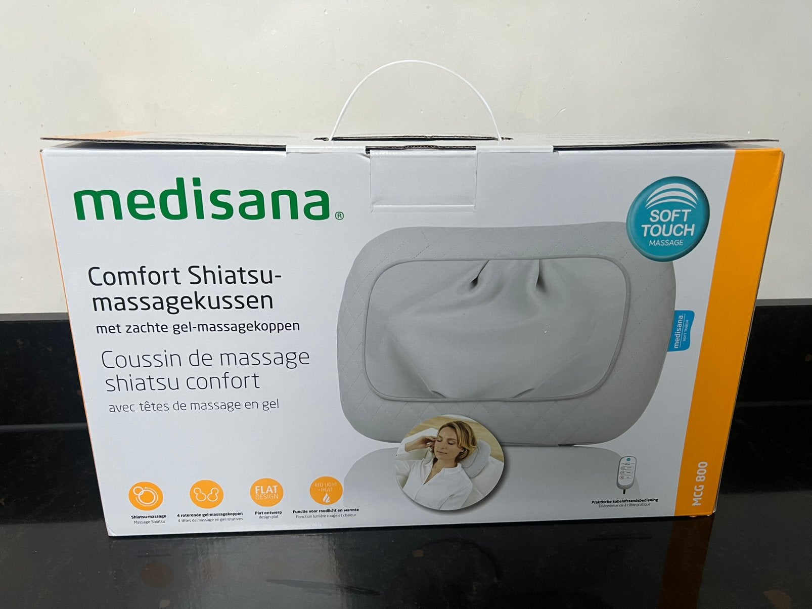 Comfort shiatsu massagekussen NIEUW, Ophalen of Verzenden, Nieuw, Massagestoel of Kussen