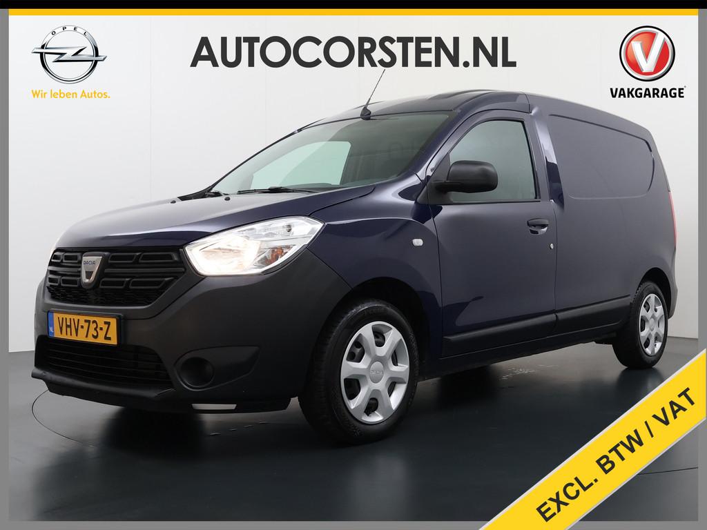 Dacia Dokker DCi Airco Navi Trekhaak Euro 6 DAB Bluetooth Es, Stof, 4 cilinders, Blauw, Origineel Nederlands
