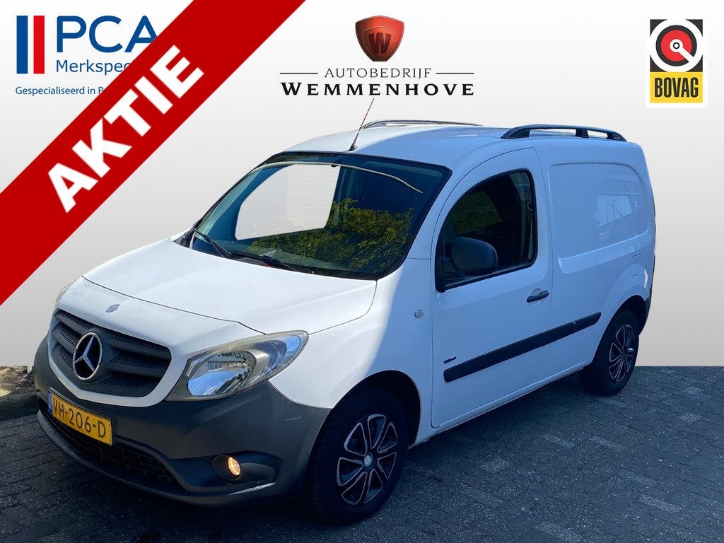 Mercedes-Benz Citan 108 CDI BlueEFFICIENCY Airco/Schuifdeur, Auto's, Bestelauto's, Voorwielaandrijving, Euro 5, Stof, Gebruikt