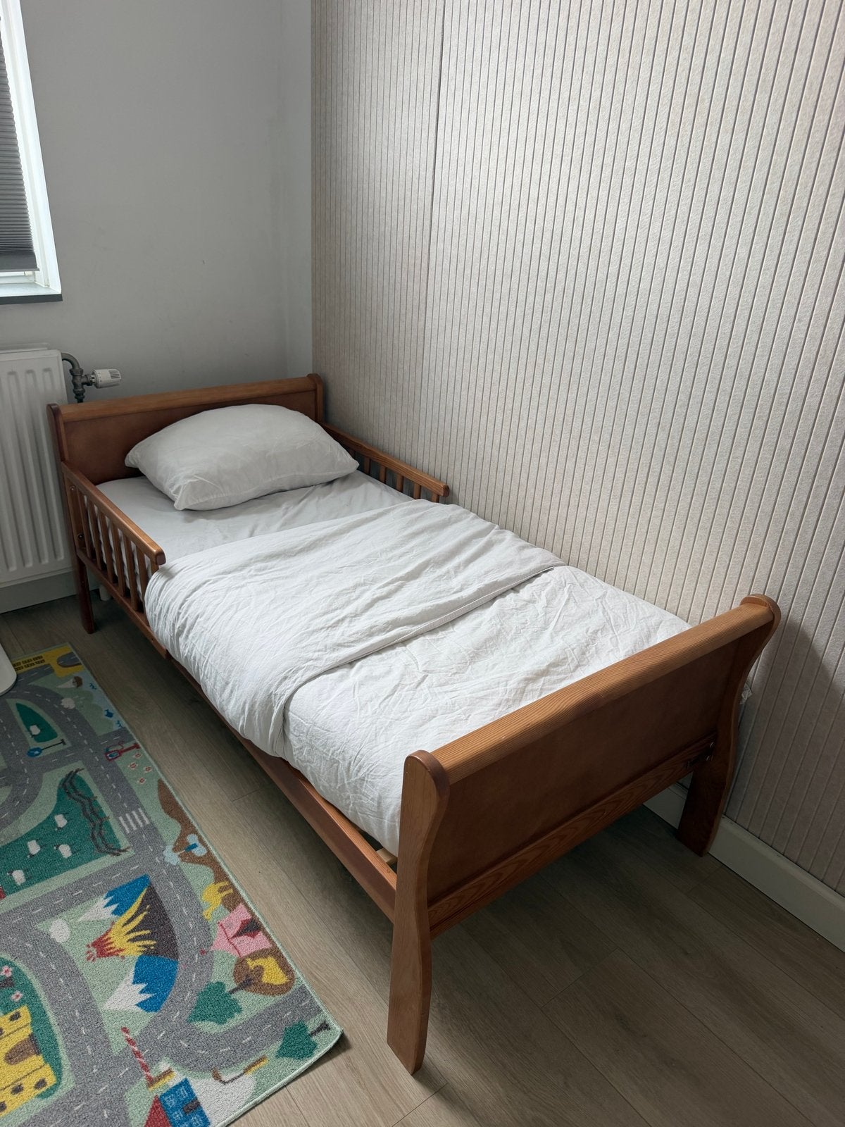 Woodies Noble Junior Bed 80x160cm - Vintage, Ophalen, 70 tot 85 cm, Zo goed als nieuw, Lattenbodem
