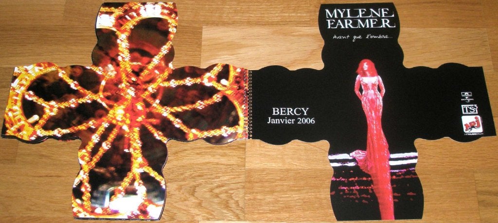 Mylene Farmer concert programma Paris Bercy 2006, Verzamelen, Gebruikt, Ducoso, Ophalen of Verzenden, Boek, Tijdschrift of Artikel