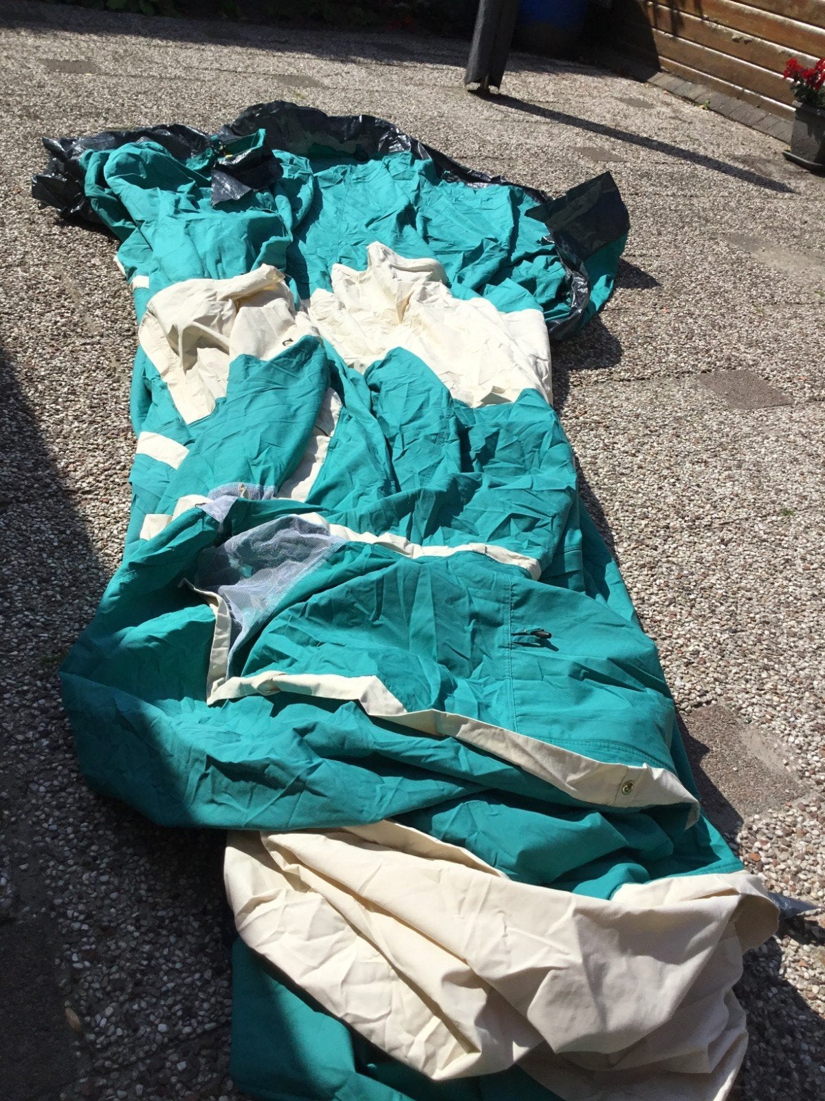 Katoenen Vis a Vis tent - Vrijbuiter( Dome 4), Ophalen, Zo goed als nieuw, Tot en met 4