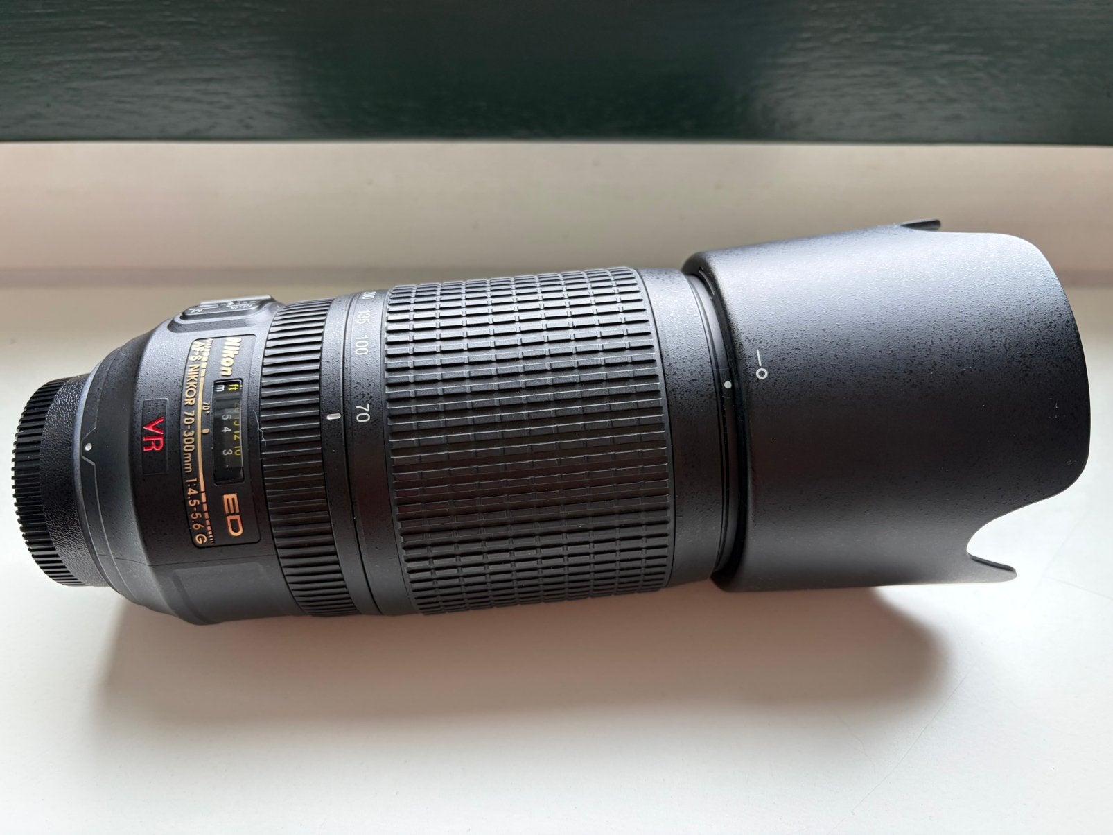 Nikon AF-S 70-300 F4.5-5.6G ED VR DX, Audio, Tv en Foto, Fotografie | Lenzen en Objectieven, Ophalen, Zo goed als nieuw, Telelens