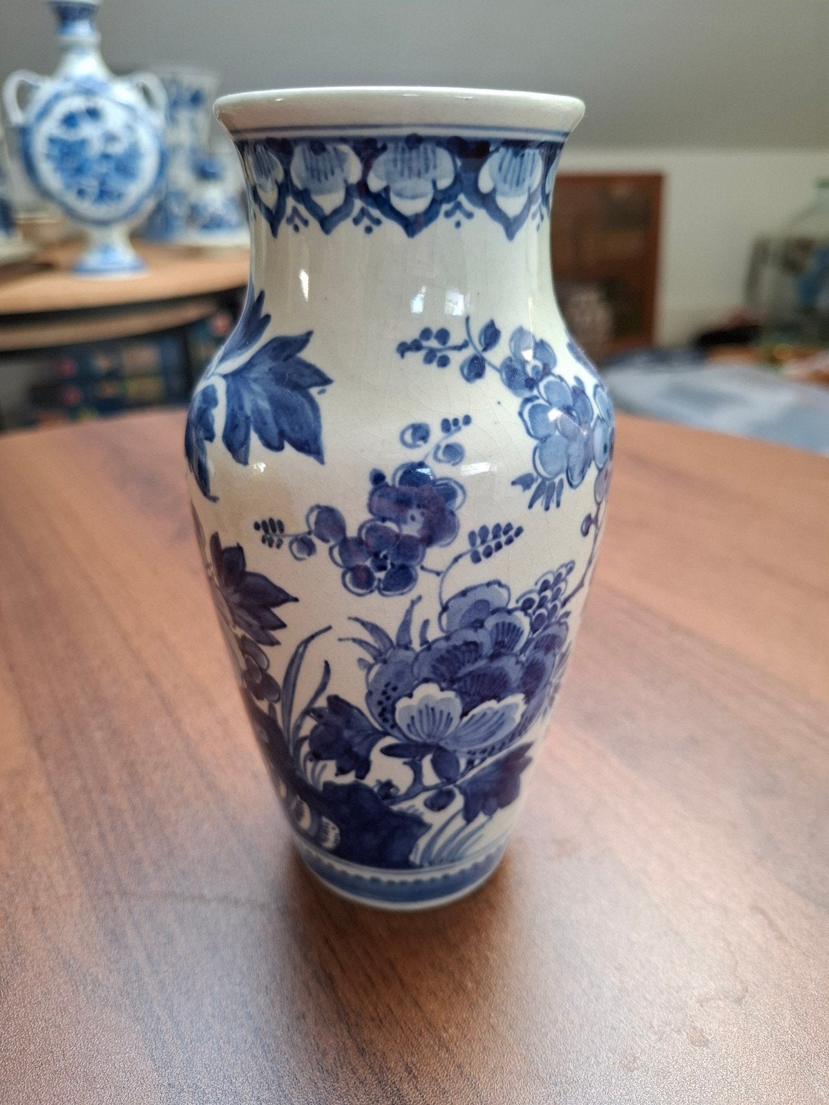 Delfts Blauw vaas De Porceleyne Fles 1920, Ophalen of Verzenden