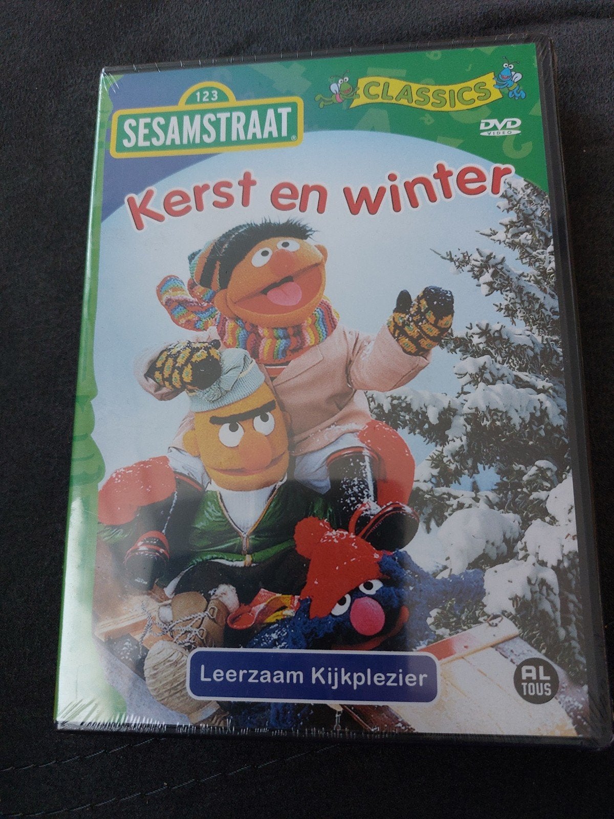 dvd Sesamstraat kerst en winter, Alle leeftijden, Ophalen of Verzenden, Zo goed als nieuw, Educatief