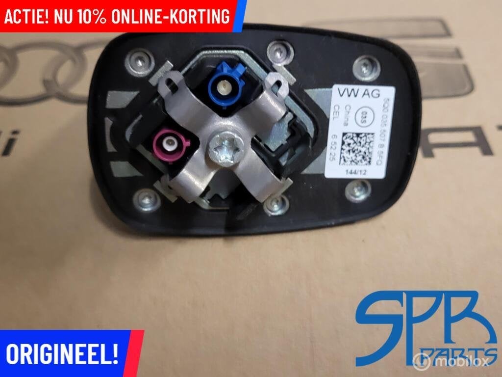 VW GOLF 7 7.5 DAK ANTENNE DAKANTENNE GPS-antenne 5Q0035507B, Gebruikt, Volkswagen, Ophalen of Verzenden, Volkswagen