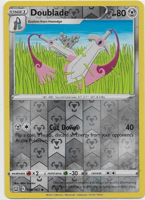 Battle Styles,  Doublade [reverse] 106/163, Verzenden, Nieuw, Losse kaart
