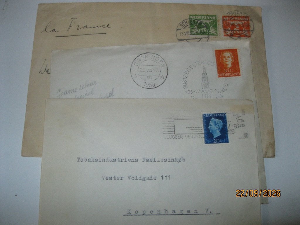 Partijtje postwaardestukken Nederland, Ophalen of Verzenden, Envelop