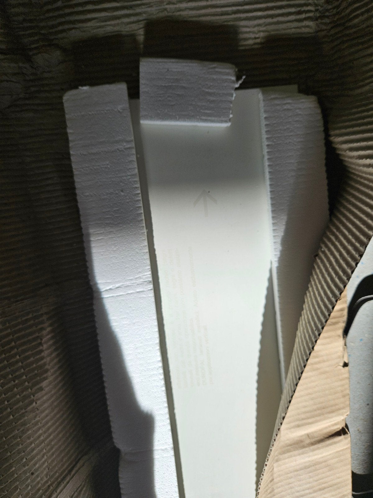 Witte kunststof plank - 310cmx20cmx1.5 cm, Ophalen, Minder dan 25 mm, Nieuw, Plank
