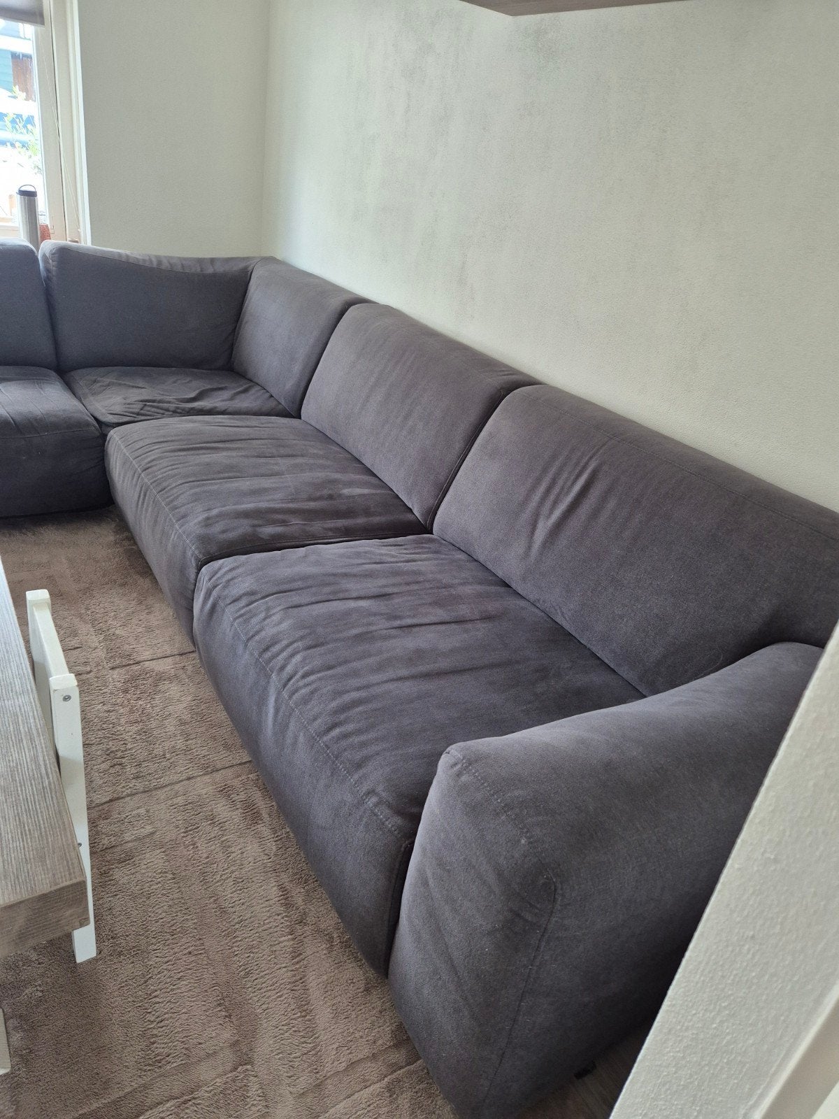Hoekbank 250300cm, merk; Montel, Huis en Inrichting, Banken | Bankstellen, Ophalen, Gebruikt, 100 tot 125 cm, Hoekbank