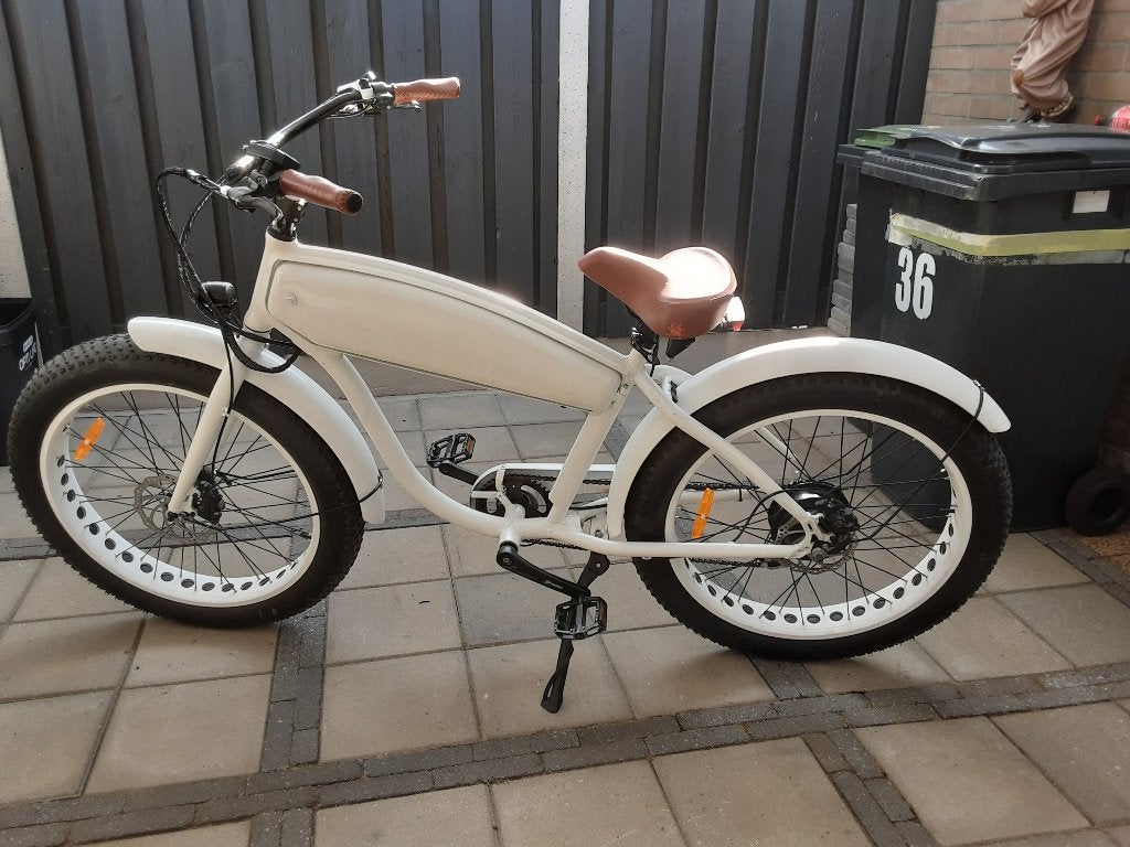 In heel goede staat electrice beachcruser, Gebruikt, 55 tot 59 cm, 30 tot 50 km per accu, Ophalen